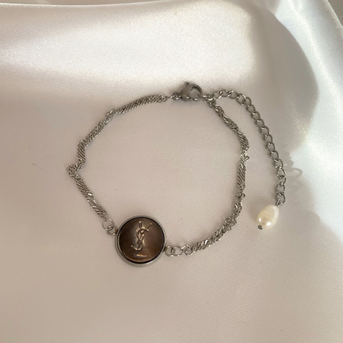Astrée - bracelet argenté
