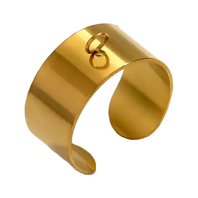 Bague Ash dorée - NOUVEAUTÉ