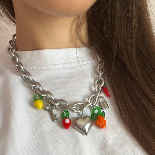 Collier Alma argenté