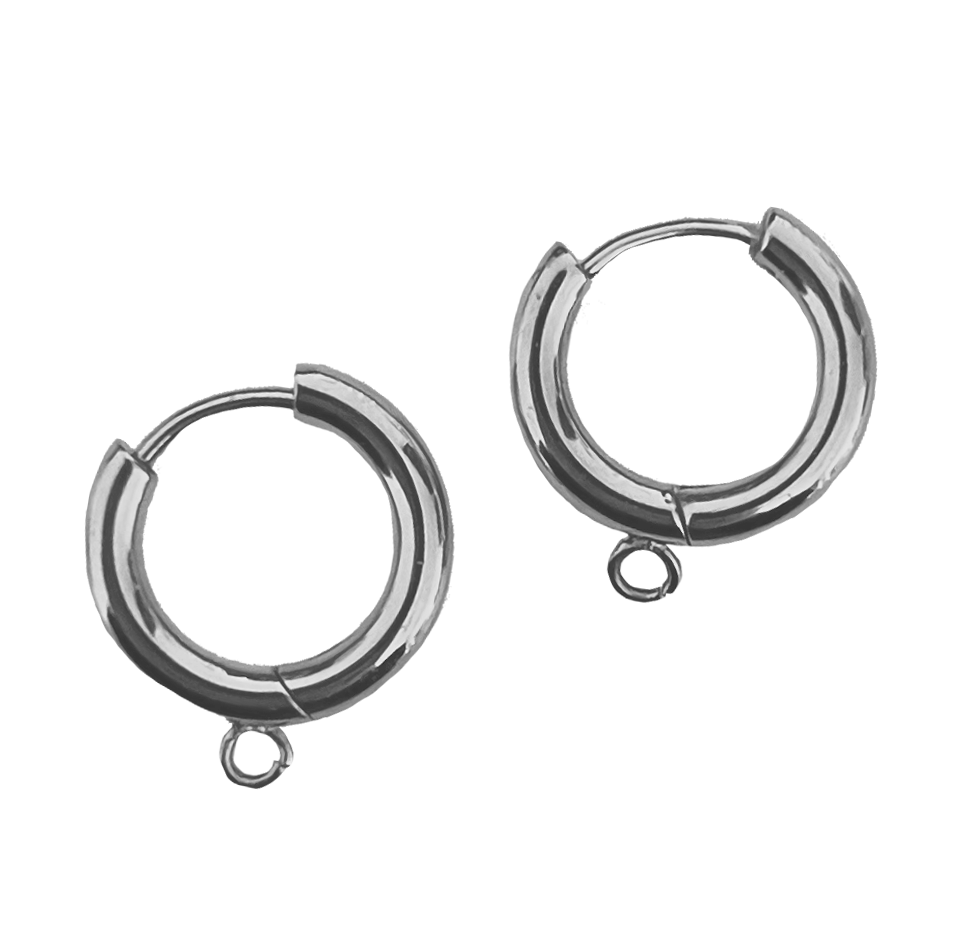 Boucles d'oreilles Ash argentées - NOUVEAUTÉ