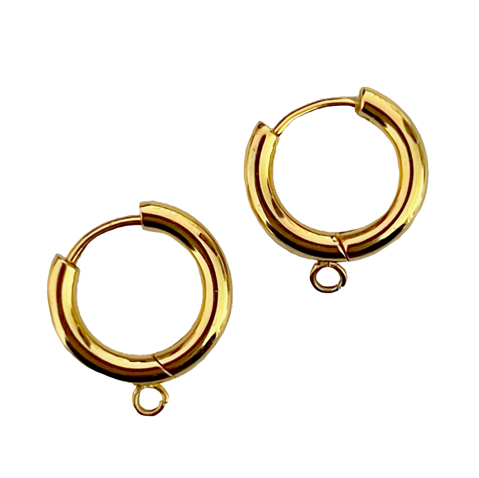 Boucles d'oreilles Ash dorées - NOUVEAUTÉ
