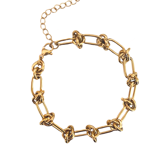 Bracelet Maze doré - NOUVEAUTÉ