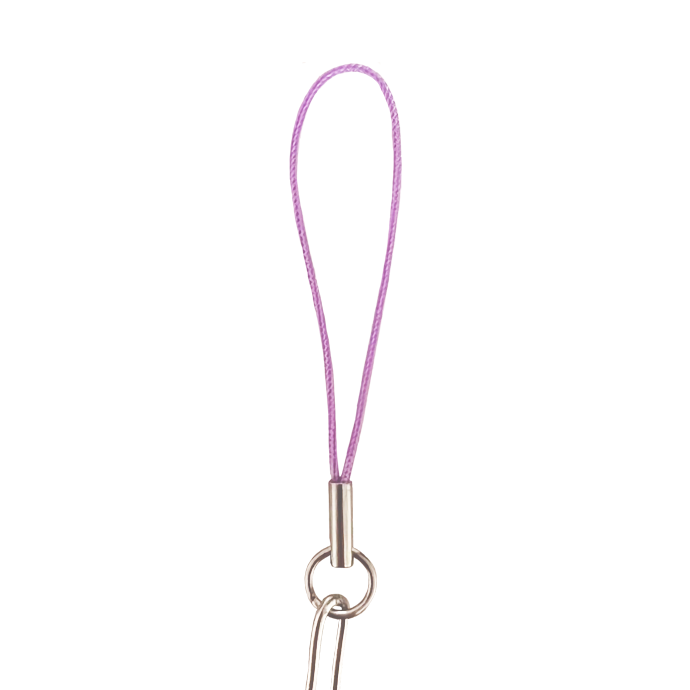 Phone cord argentée