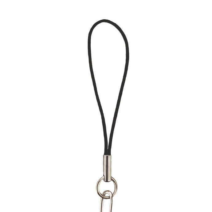 Phone cord argentée