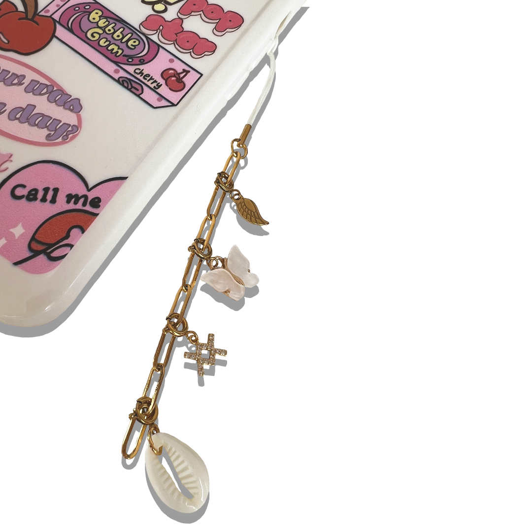 Phone cord dorée