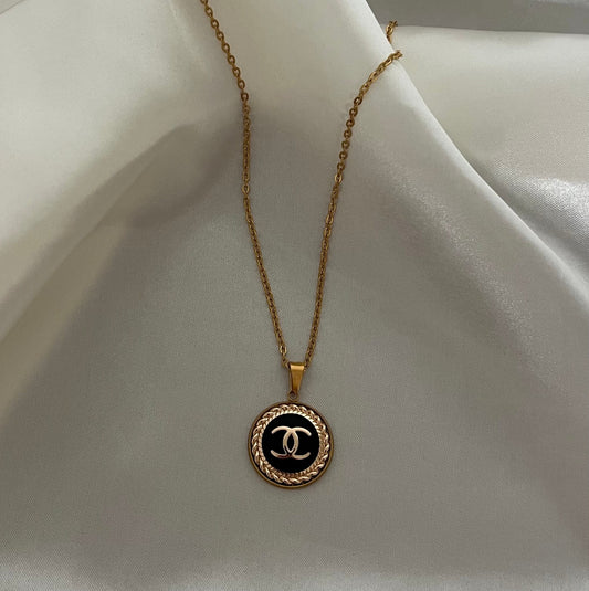 Iris - collier noir