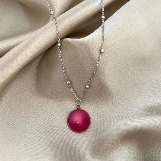 Héméra - collier long argenté