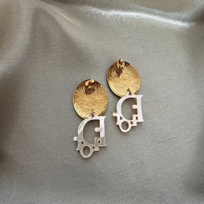 Hermione - boucles d'oreilles dorées