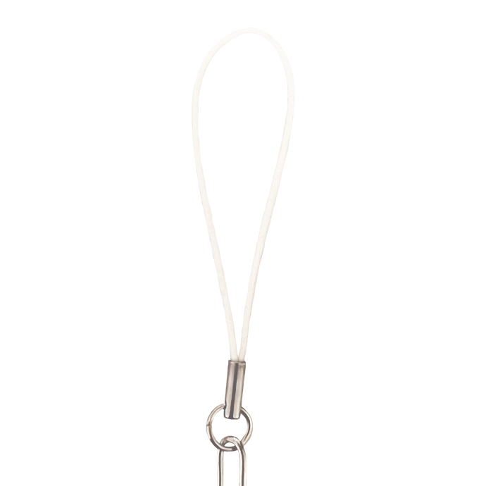 Phone cord argentée