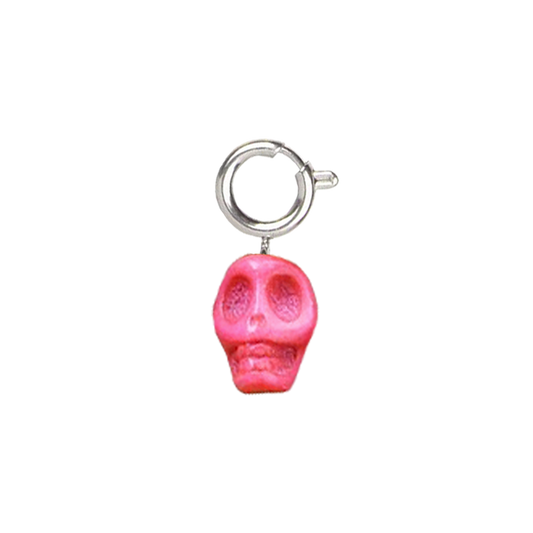 Skull rose - red