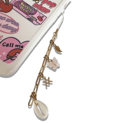 Phone cord dorée